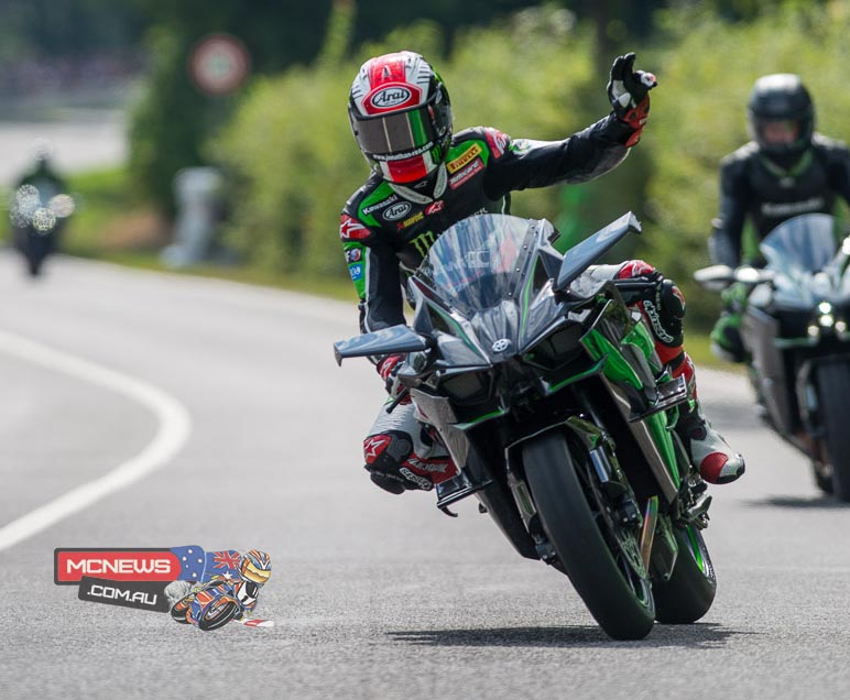 Jonathan Rea - Kawasaki H2R - Schottenring Kawasaki Days 2015