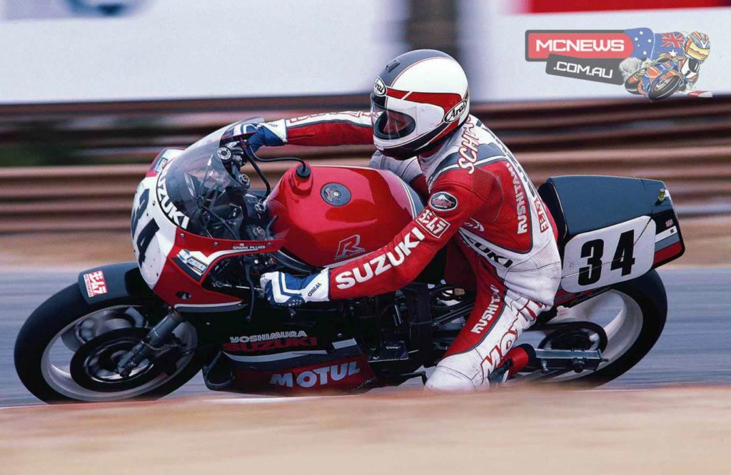Kevin Schwantz 1986 Suzuki GSX-R750