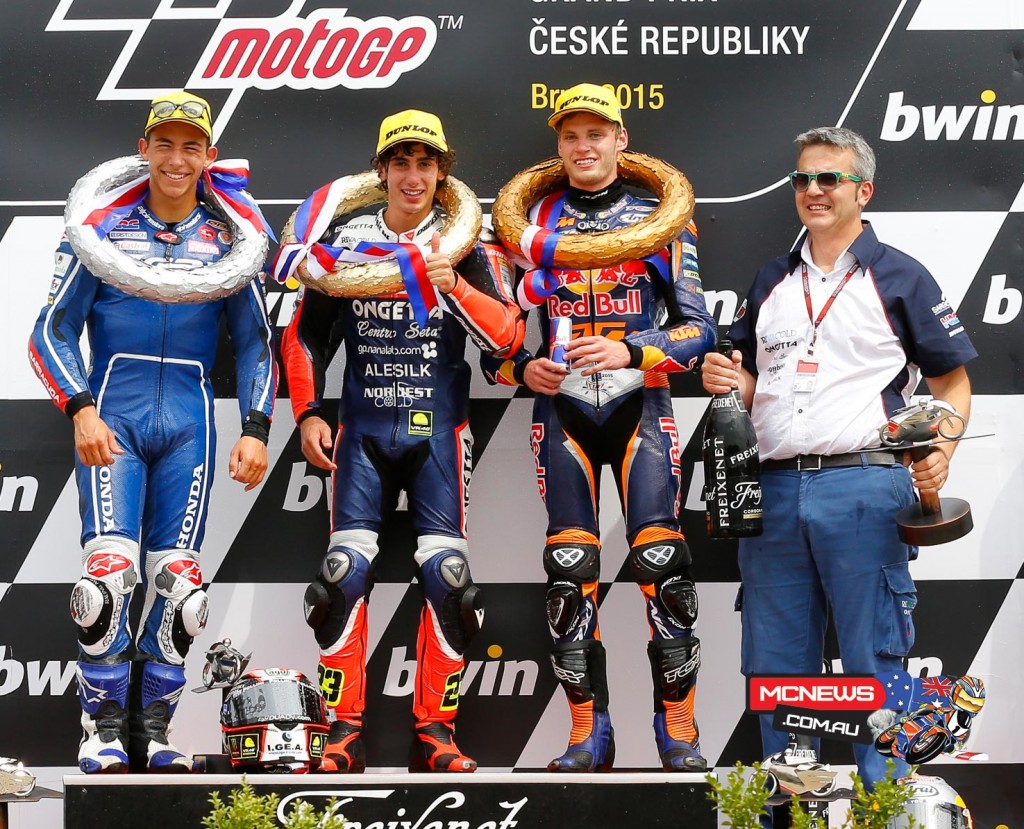 MotoGP 2015 - Round 11 - Brno - Moto3 Podium