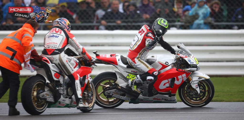 Jack Miller and Cal Crutchlow crash at Silverstone MotoGP