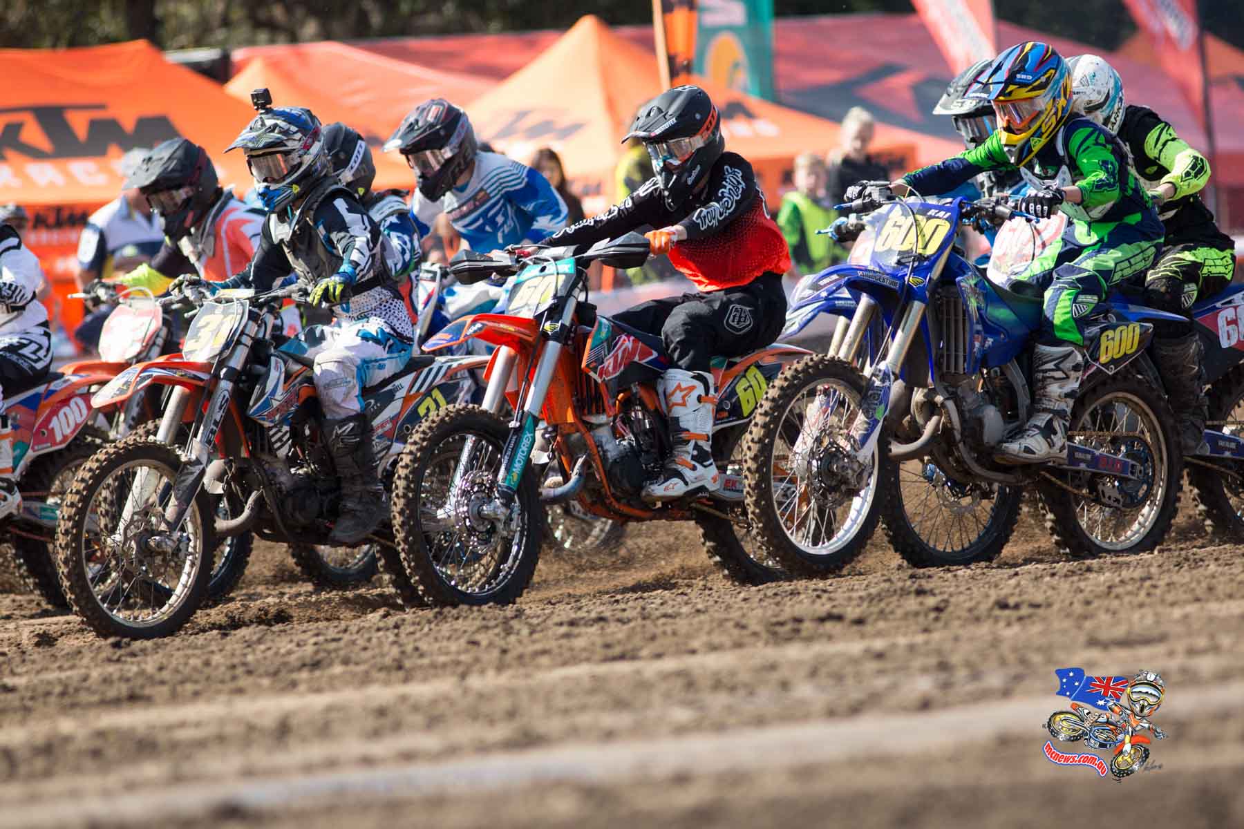 AJMX-DAY-TWO-Pack 2015 KTM Australian Motocross Championship - Image by Jeremy Hammer