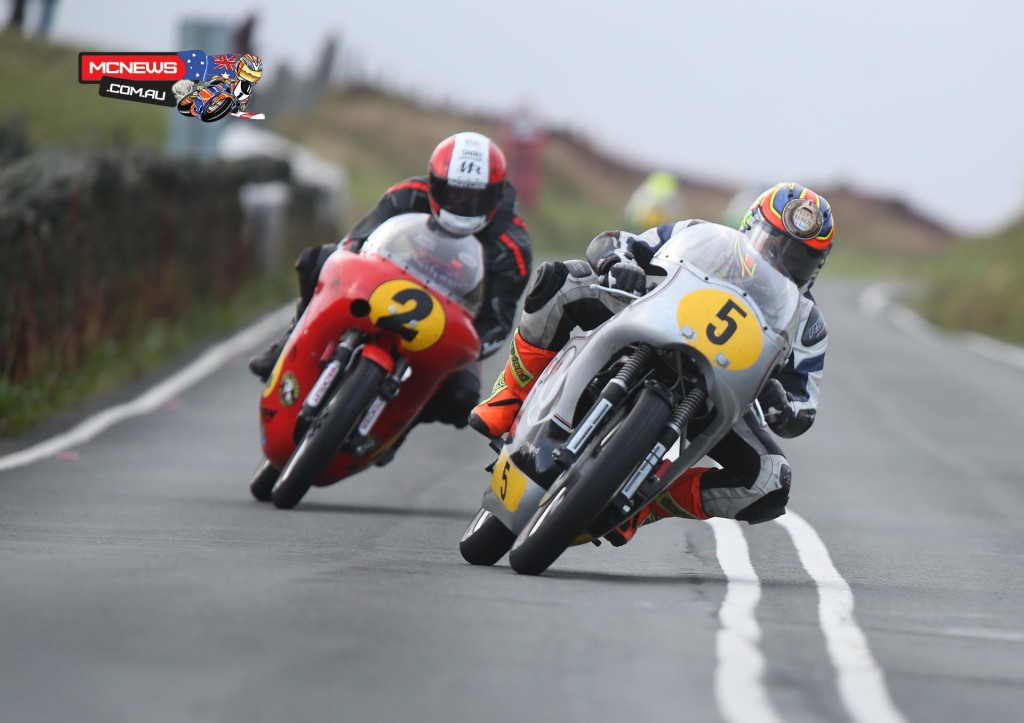 Classic TT 2015 - 350cc Race - Dan Cooper and Michael Rutter