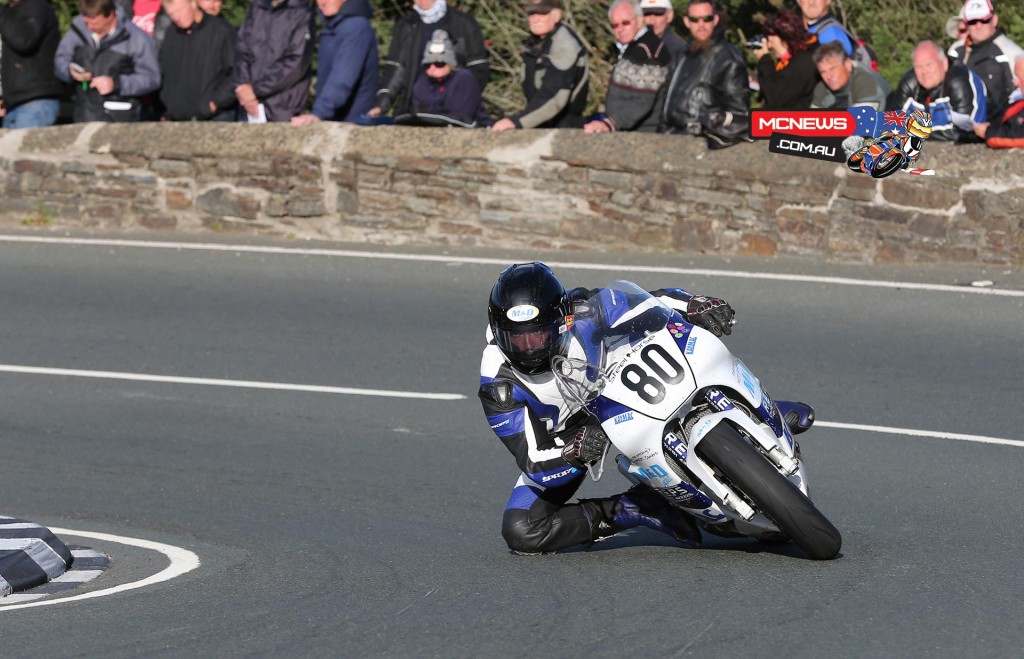 Rhys Hardisty took a well-earned third place, and first privateer, in the Motorsport Merchandise Formula 2 Classic TT