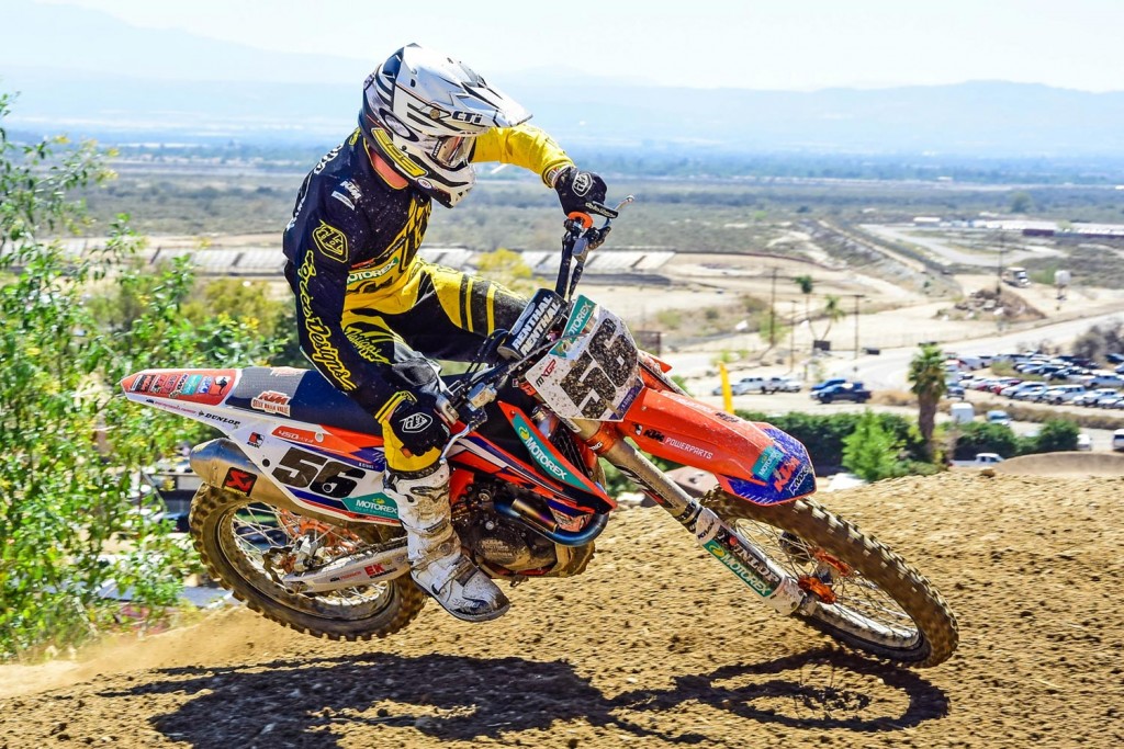 Kirk Gibbs in action at Glen Helen