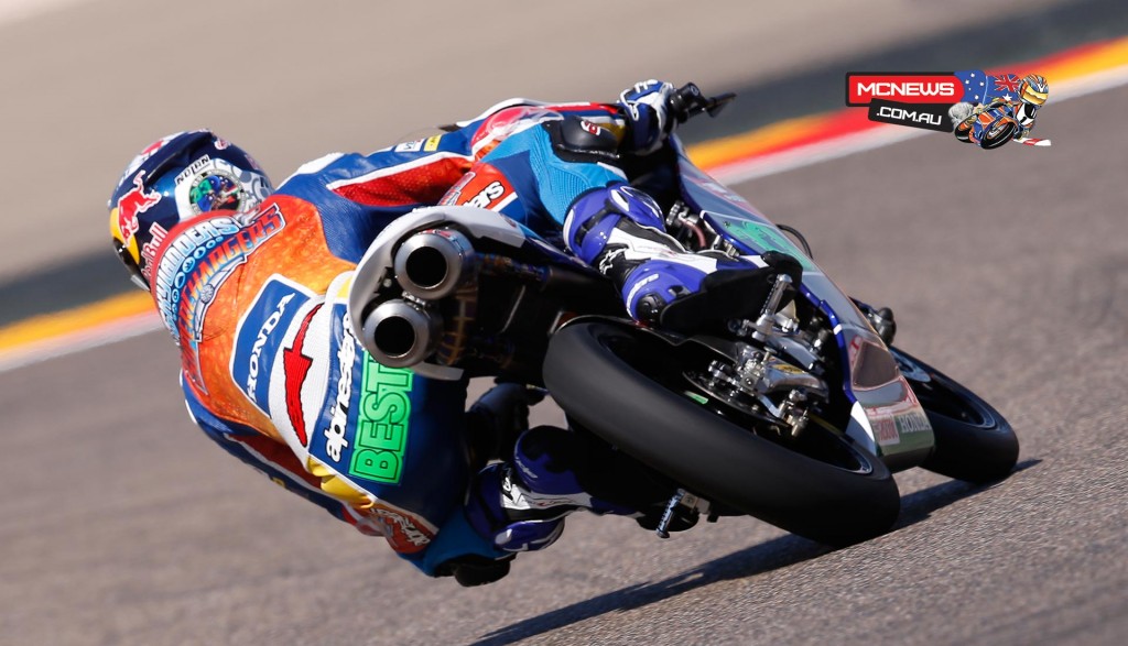 Enea Bastianini tops both sessions on Friday to dominate proceedings on the opening day of practice at the Gran Premio Movistar de Aragón.