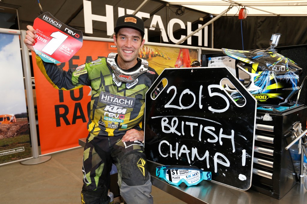 Simpson is the British MX1 Champ