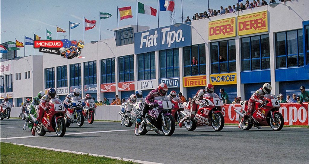 Race start at Circuito de Jerez - 1990