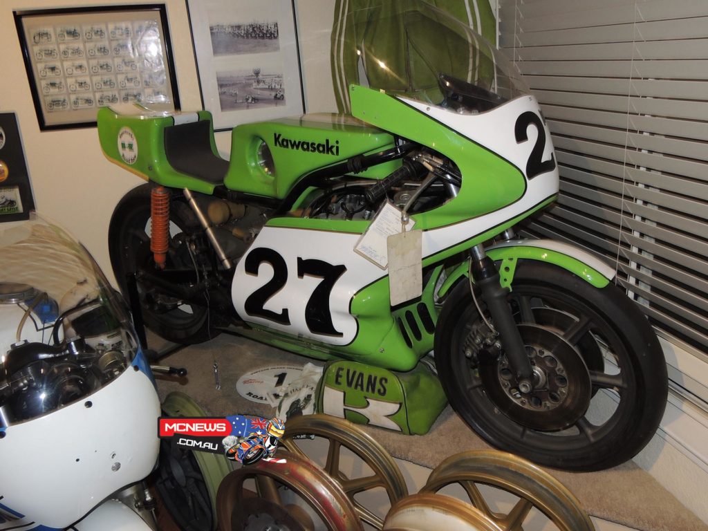 #27 is an early KR750 as denoted by the upright shocks
