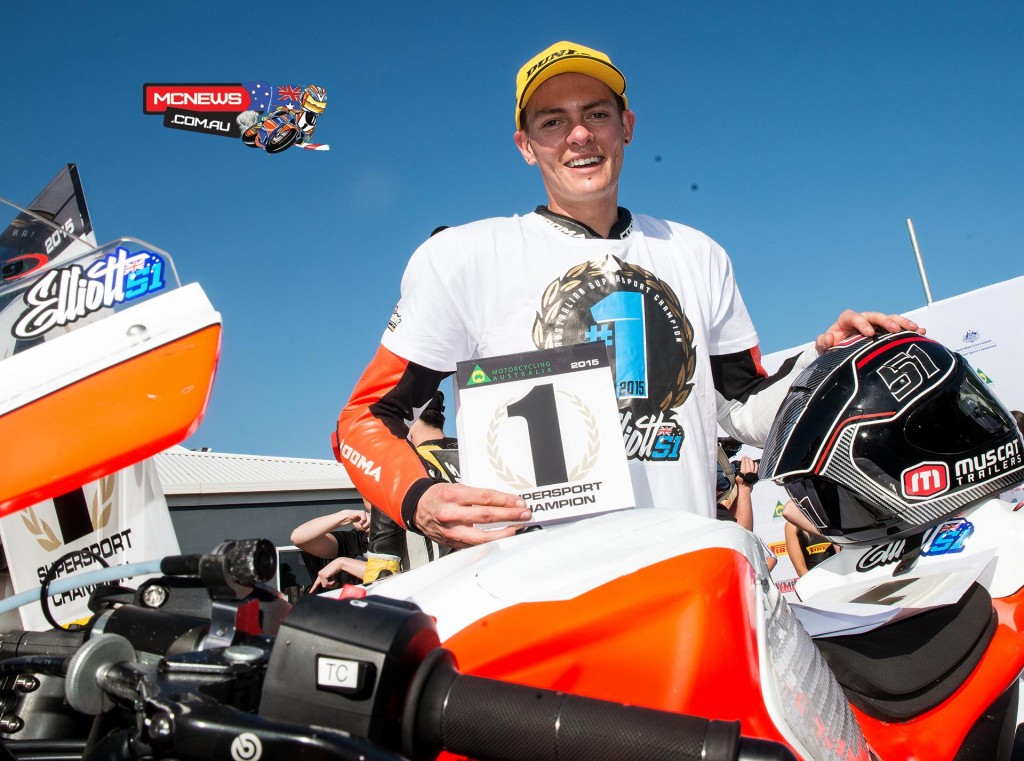 Brayden Elliott - 2015 ASBK Yamaha Australian Supersport Champion