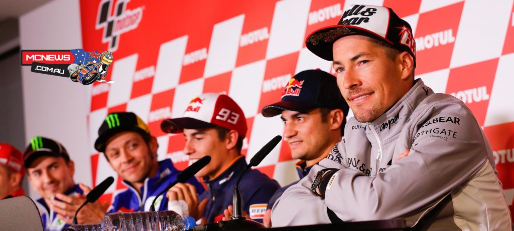 2006 MotoGP™ World Champion Hayden was the first to address the world’s media as he announced that he would be leaving MotoGP™ to join the Ten Kate Honda team in WorldSBK’s for 2016