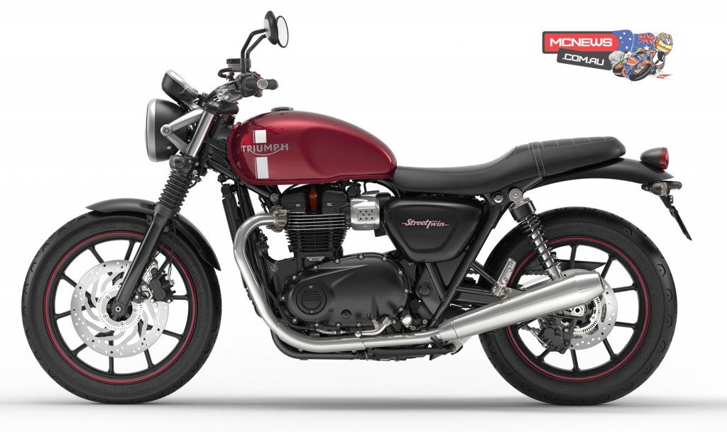 Triumph Street Twin - Cranberry Red