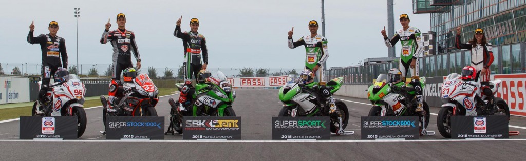 WIth the end of the European WorldSBK campaign, it was prize giving time for the stars of this year's FIM Superstock 1000 Cup, FIM Europe Superstock 600 Championship, PATA European Junior Cup, powered by Honda and Women's cup.