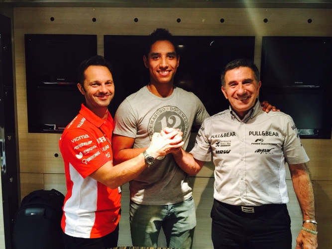 Spanish team and Colombian Yonny Hernandez rider join forces in quest for MotoGP 2016 success