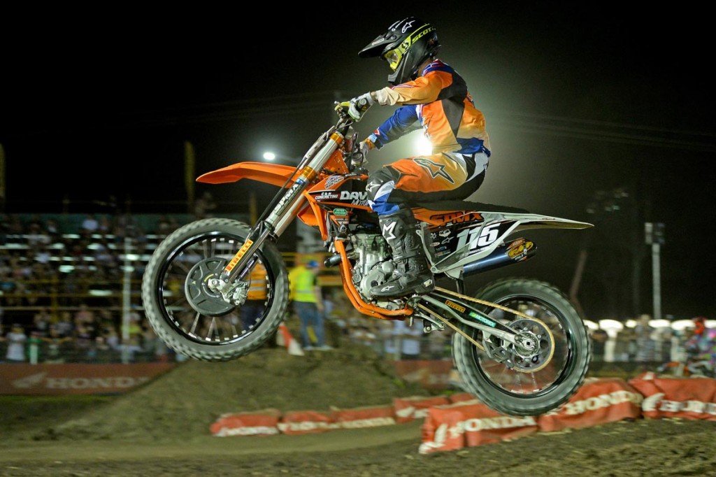 Lewis Woods rode to a sensational victory in SX2