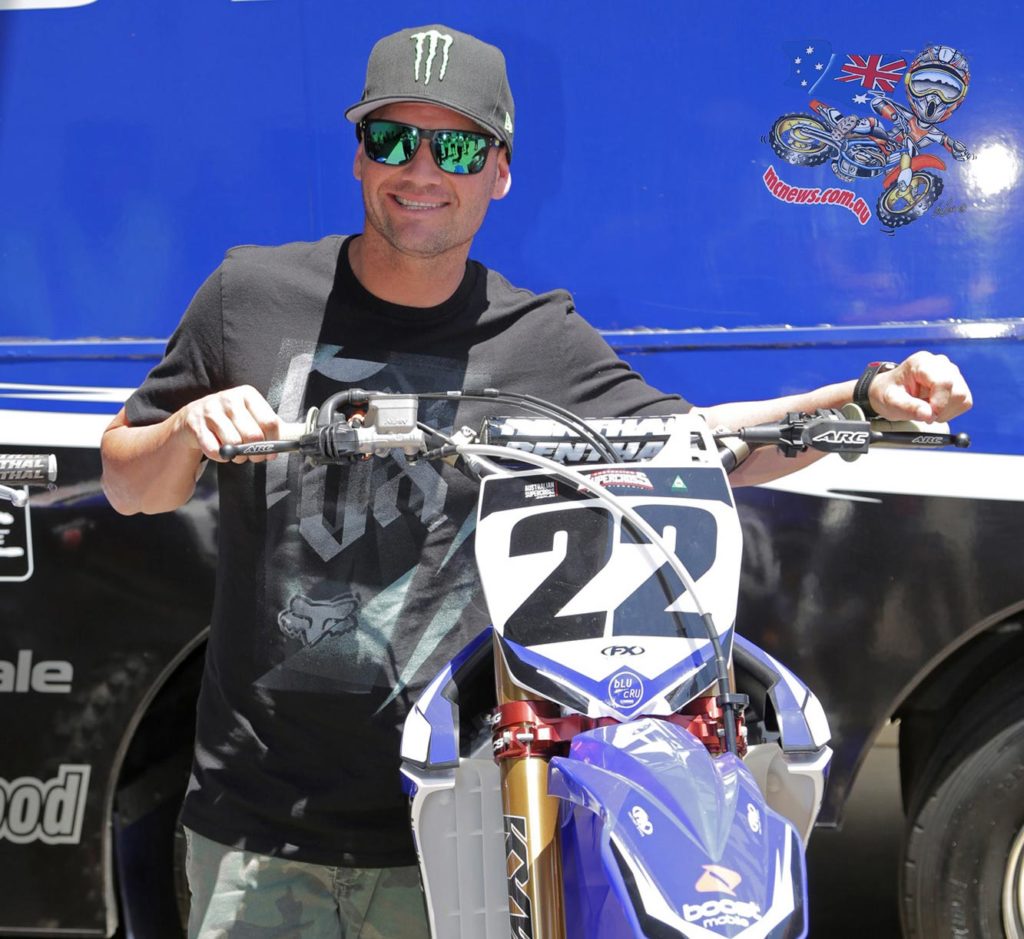 Supercross superstar Chad Reed is back home in Australia to contest this weekend’s AUS-X Open Supercross event at Allphones Arena in Sydney. Photo: Courtesy Yamaha