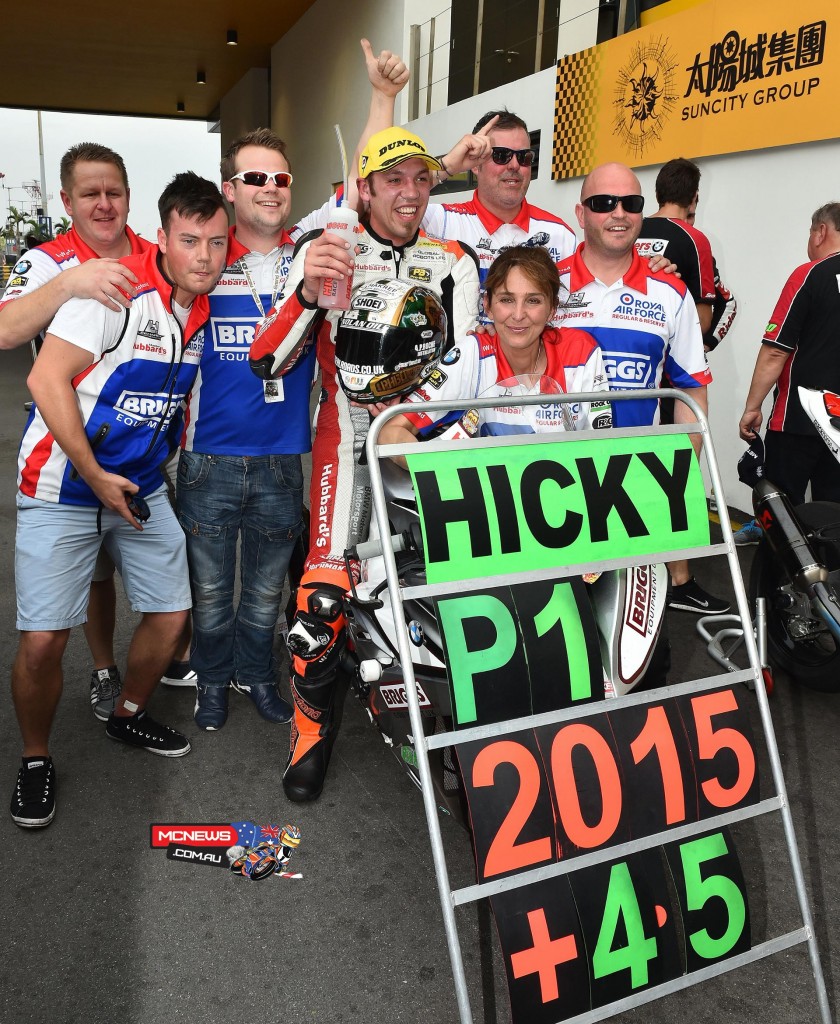 Peter Hickman 2015 Macau Grand Prix winner