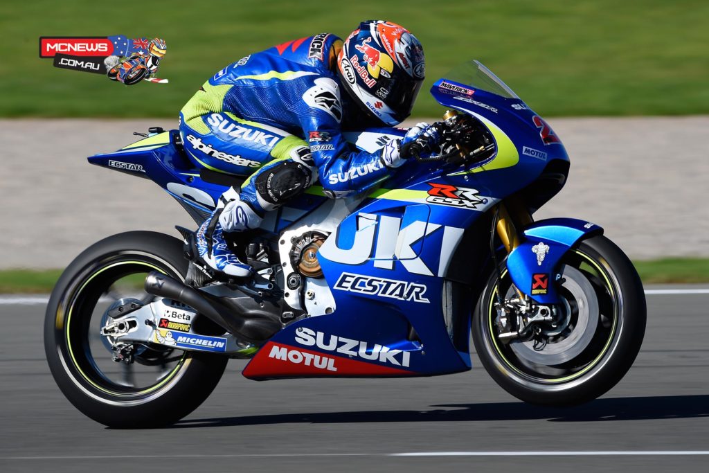 Maverick Viñales debuted Suzuki’s new seamless gearbox on the GSX-RR during a MotoGP test session at Sepang yesterday