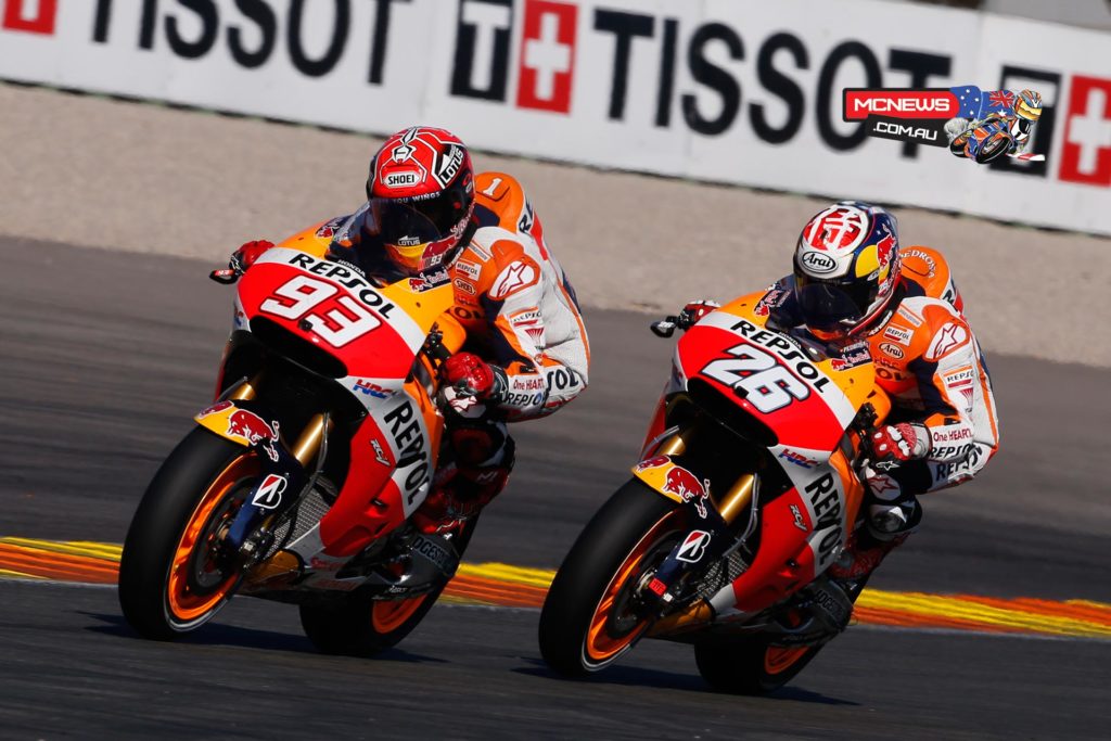 Marc Marquez and Dani Pedrosa