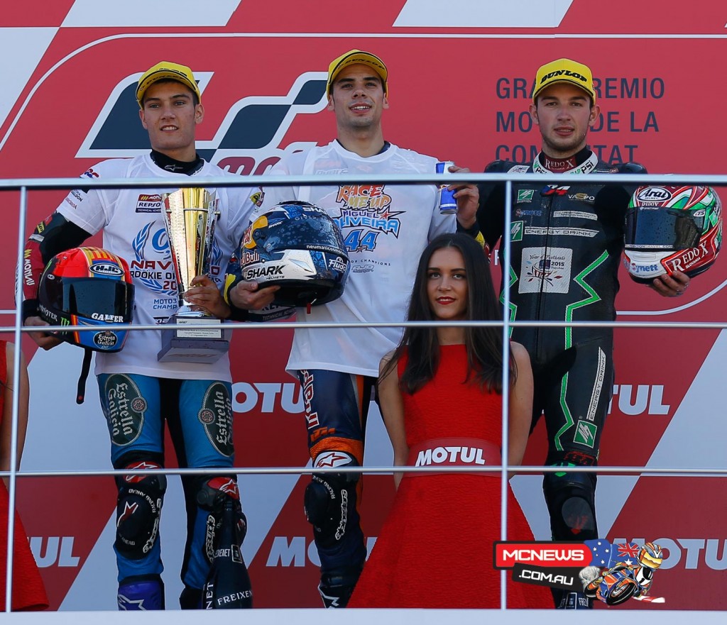 MotoGP Valencia 2015 - Podium Moto3