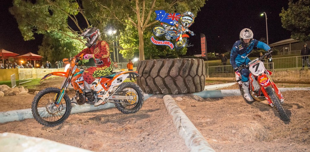 Perth International Enduro Cross 2015 - Daniel Sanders ahead of Kyle Redmond