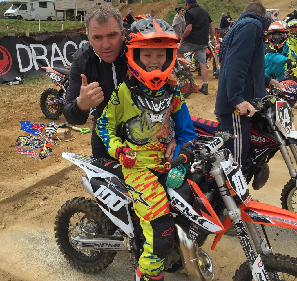 Rian King, the son of 1996 World 500cc Motocross Champion Shayne King