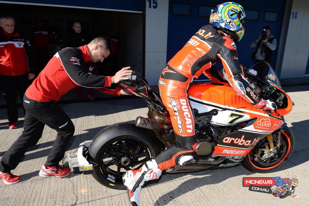 Chaz Davies - WorldSBK Testing November 2015