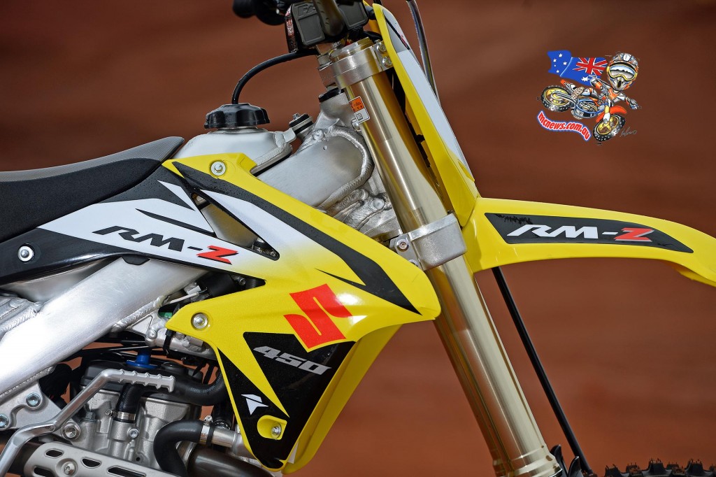 2016 Suzuki RM-Z450 with Factory RM-ZWS (Japan Works Special) inspired graphics kit