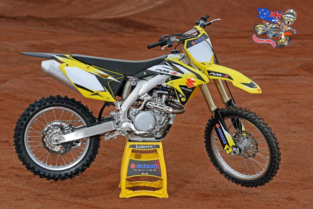 2016 Suzuki RM-Z450 with Factory RM-ZWS (Japan Works Special) inspired graphics kit