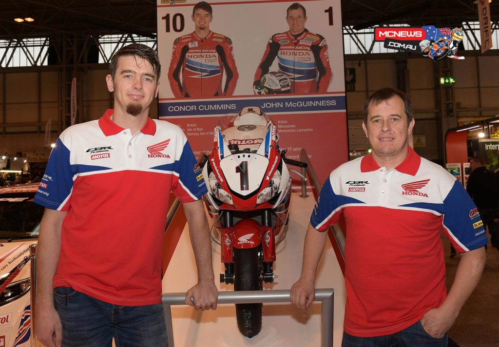 John McGuinness and Conor Cummins stick with Honda Racing for 2016