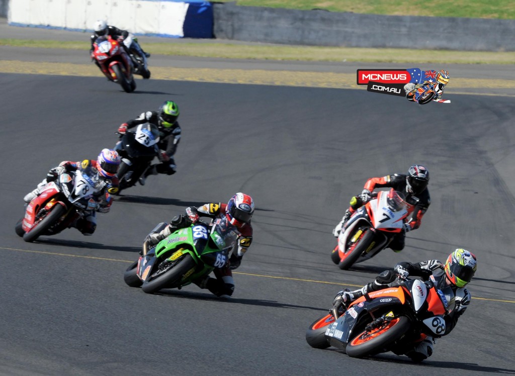 Swann Australasian Superbike Championship 2015 - Sydney Motorsports Park Final - Mitch Levy - Troy Guenther - Brayden Elliott