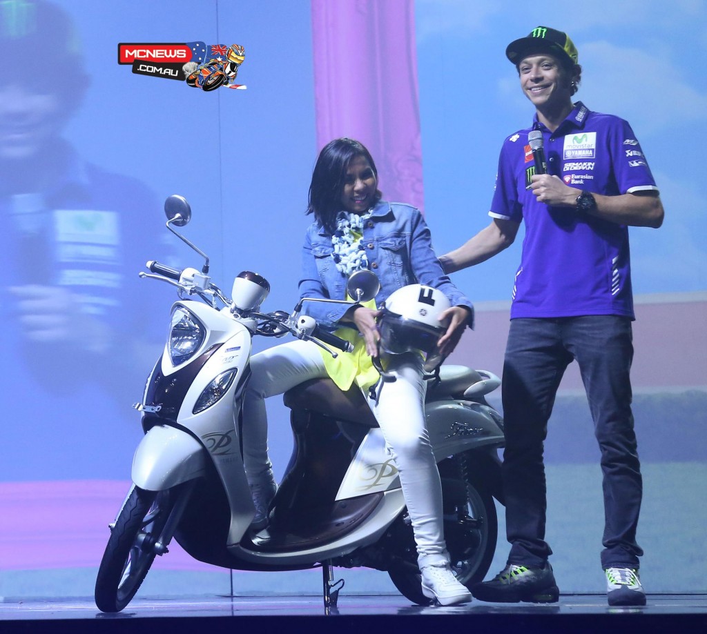 Valentino Rossi Greets Indonesian Fans at Yamaha Indonesia's Dealer Meeting - Image by Yamaha Motor Racing