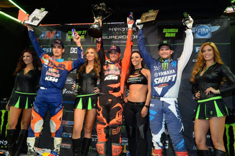 KTM finished 1-2 for the first time since the start of the 2014 season. Photo Credit: Simon Cudby