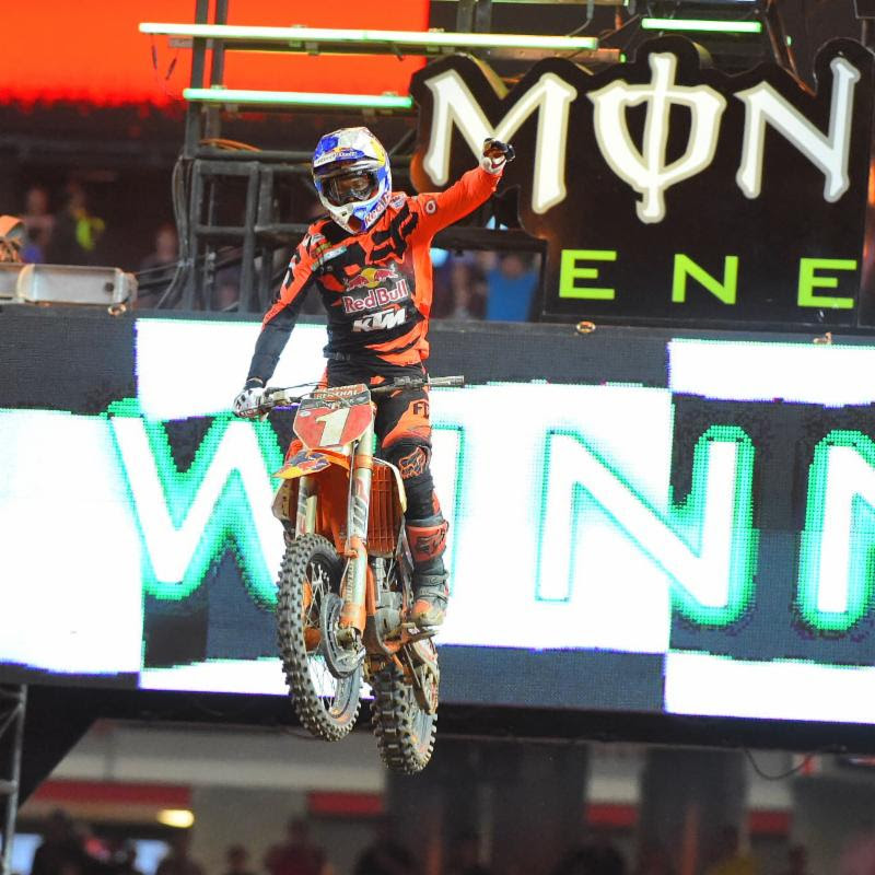 Ryan Dungey won for the fifth time in 2016. Photo Credit: Simon Cudby