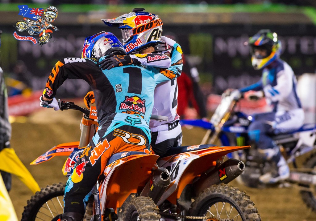 AMA SX 2016 - Round Four - Oakland - Image by KTM - Ryan Dungey and Marvin Musquin