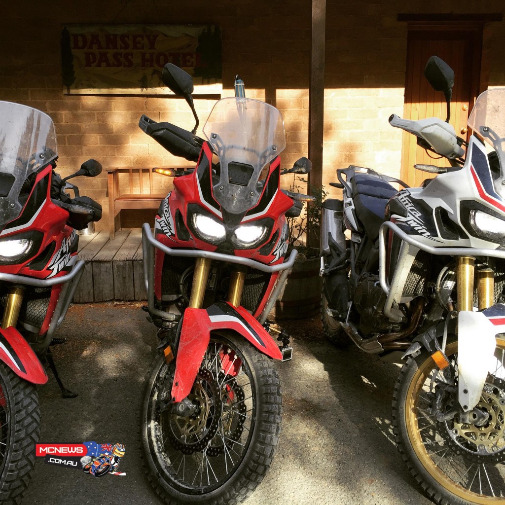 Honda Africa Twin at Dansey's Pass - Image by Trevor Hedge