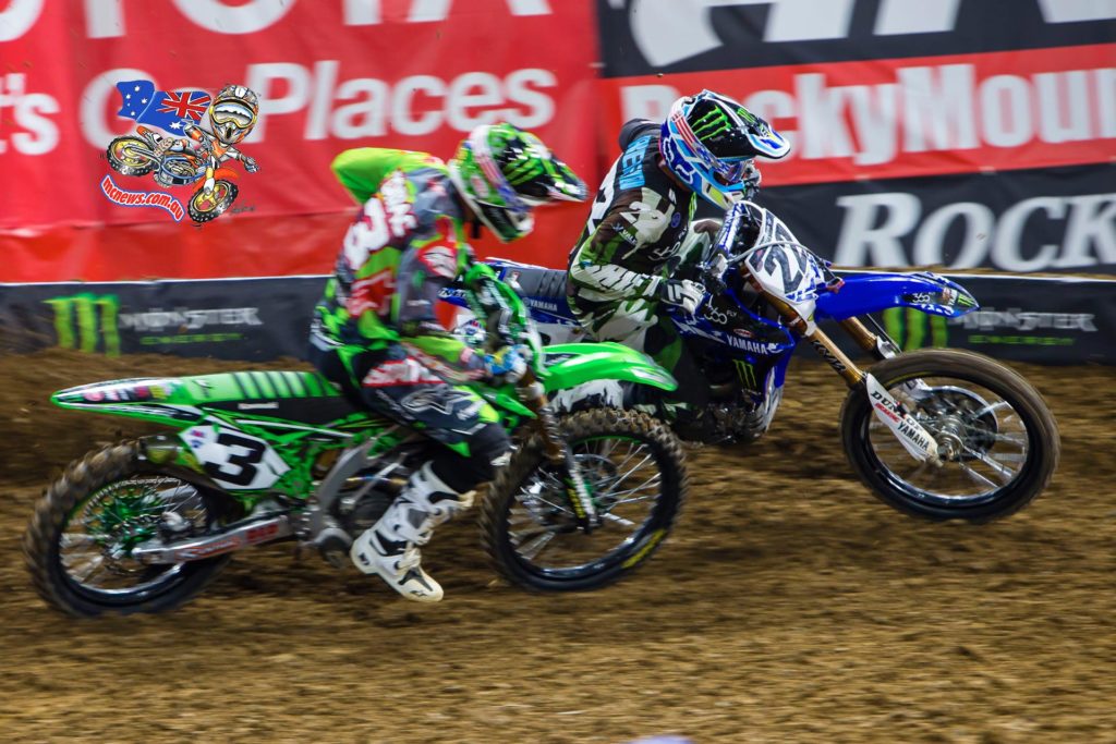 Eli Tomac and Chad Reed do battle - Image by Hoppenworld