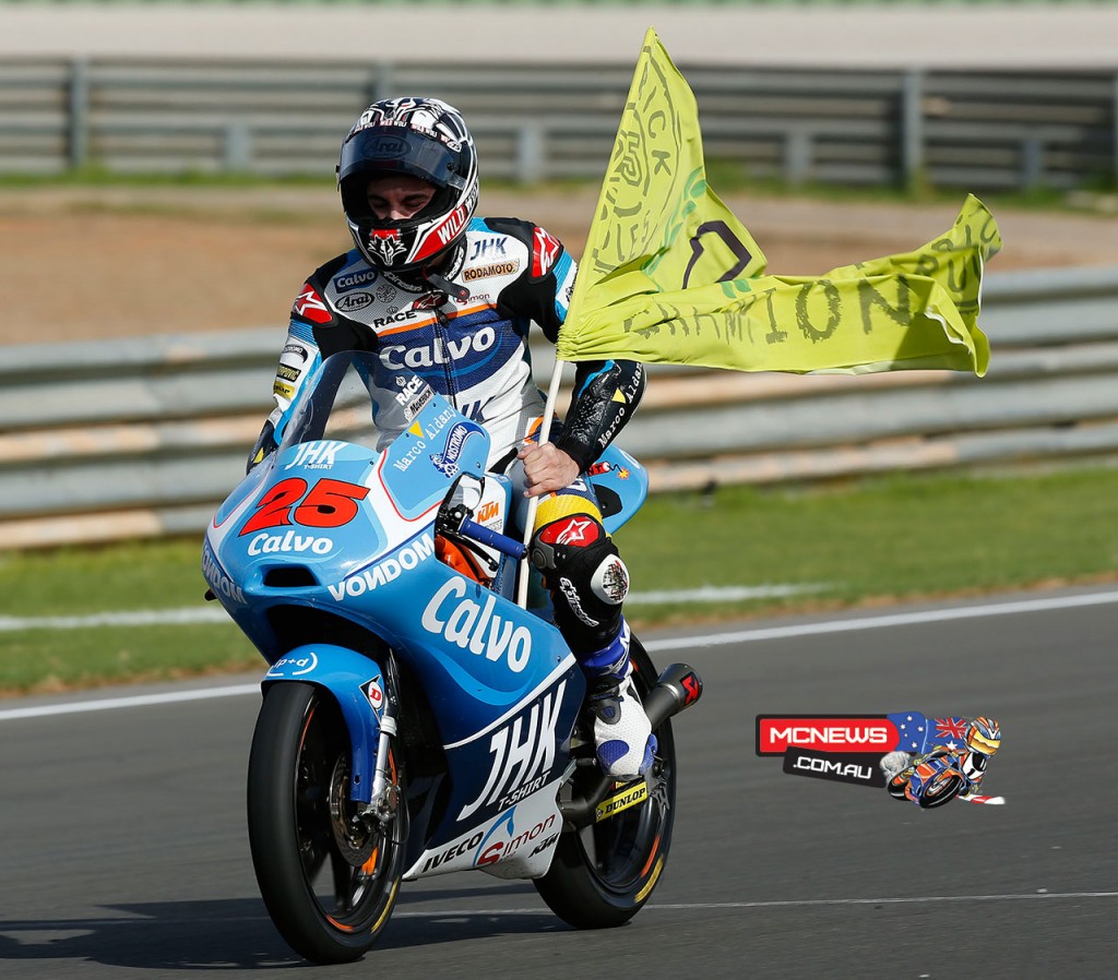 Maverick Vinales 2013 Moto3 Champion - Image by AJRN