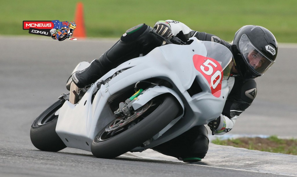 Latus Racing's Bobby Fong (50) and his teammate David Anthony spent two days on the new Kawasaki ZX-10R and came away impressed. Photo by Brian J. Nelson.