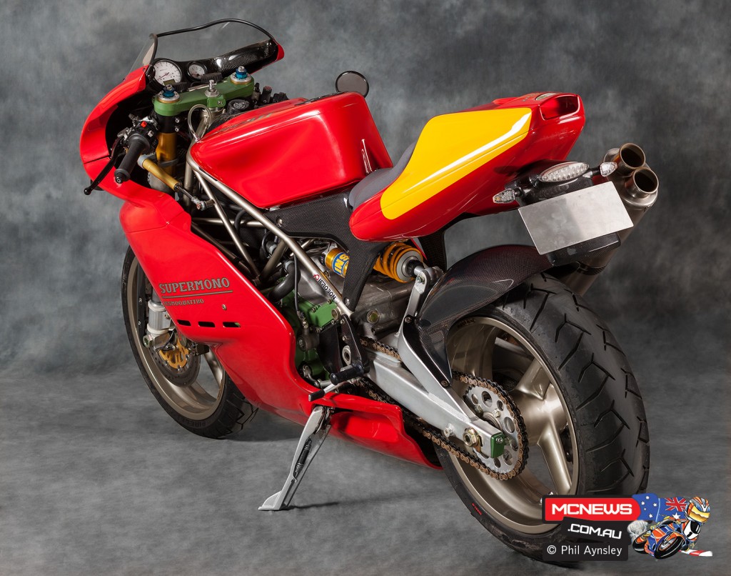 Alistair Wager's Ducati Supermono derived Strada - Image by Phil Aynsley
