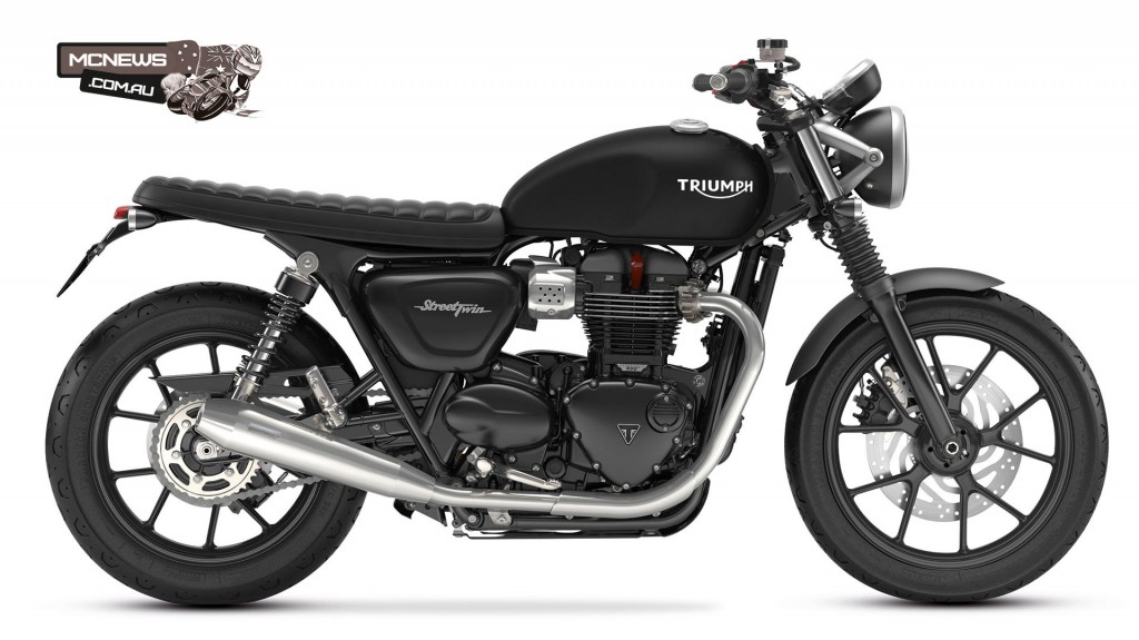 2016 Triumph Street Twin with 'Brat Tracker' kit