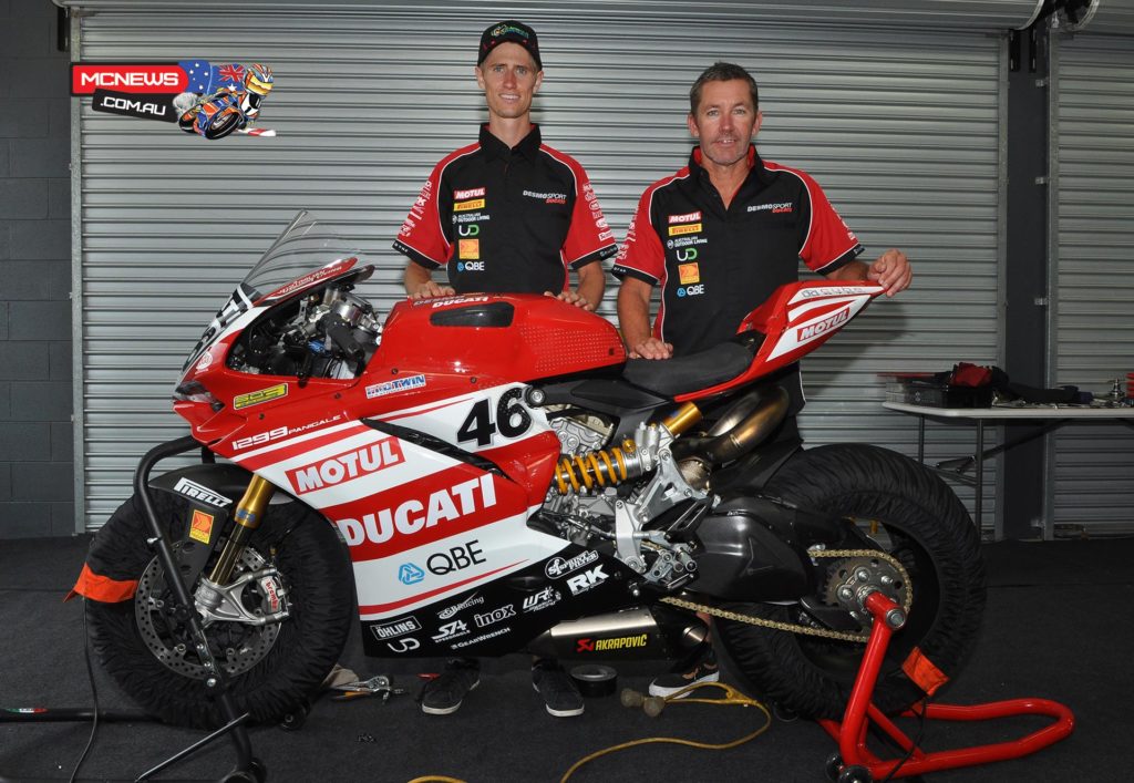 Mike Jones and Troy Bayliss - Image by Russell Colvin