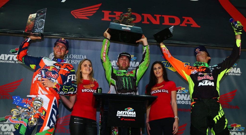 AMA Supercross 2016 - Daytona - 450 SX Podium