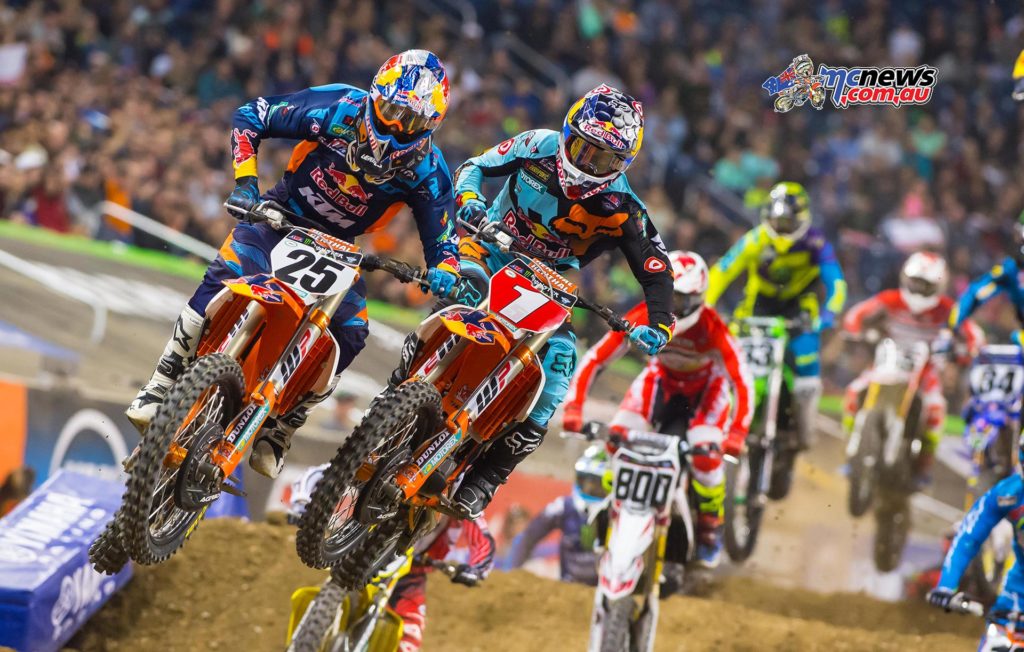 Marvin Musquin and Ryan Dungey