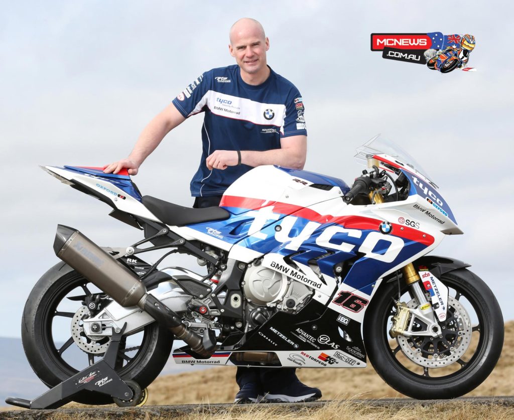 Dungannon's Ryan Farquhar is to ride a Tyco BMW by TAS Racing S 1000 RR at the 2016 Isle of Man TT