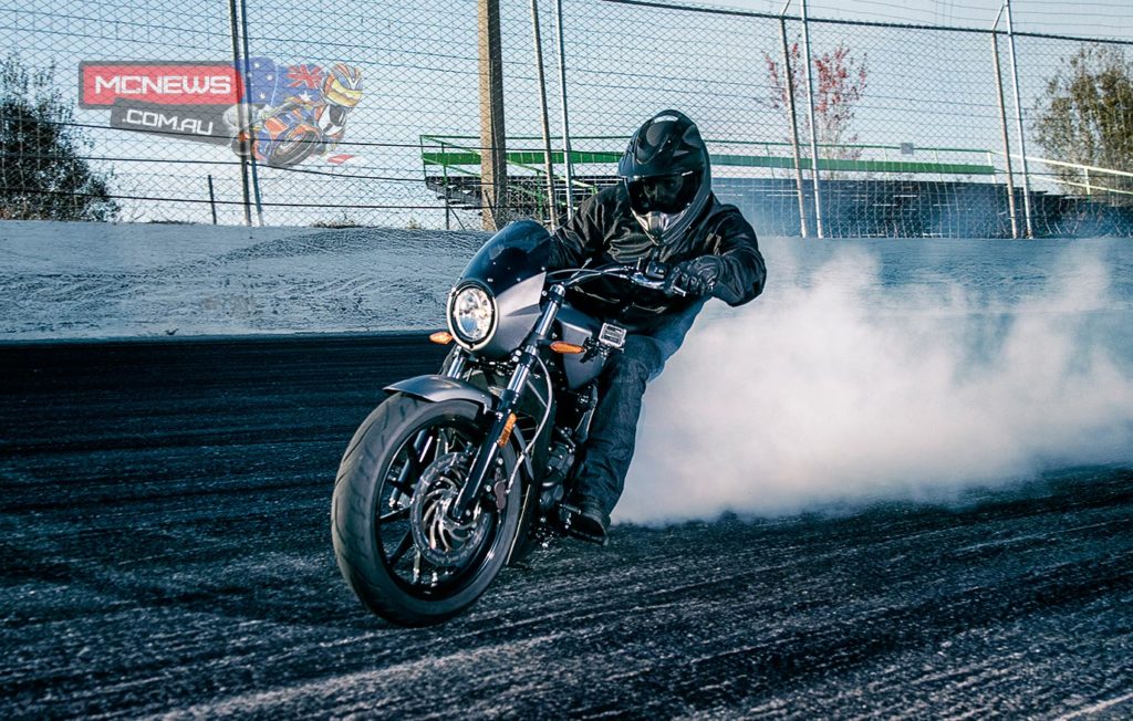Guinness World Record with 3.58km burnout on the new Victory Octane