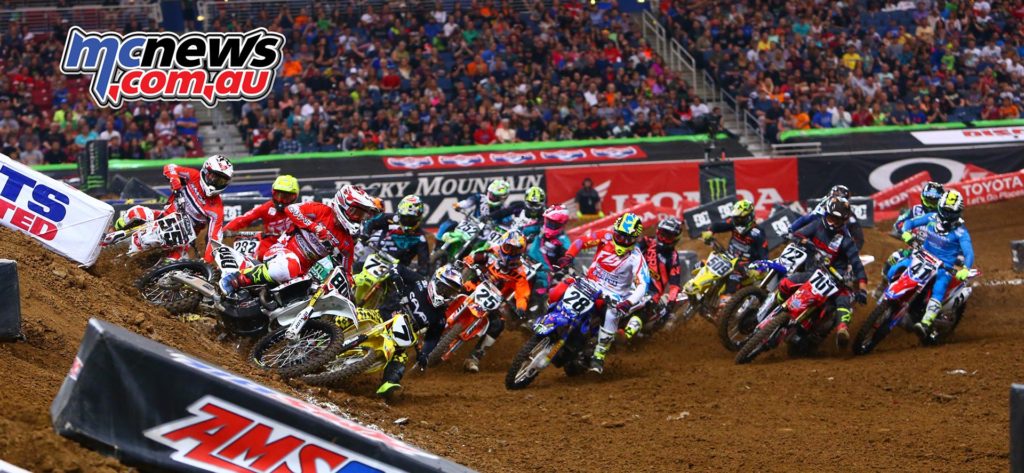 AMA SX 2016 - Round 14 -St. Louis - 450 Start