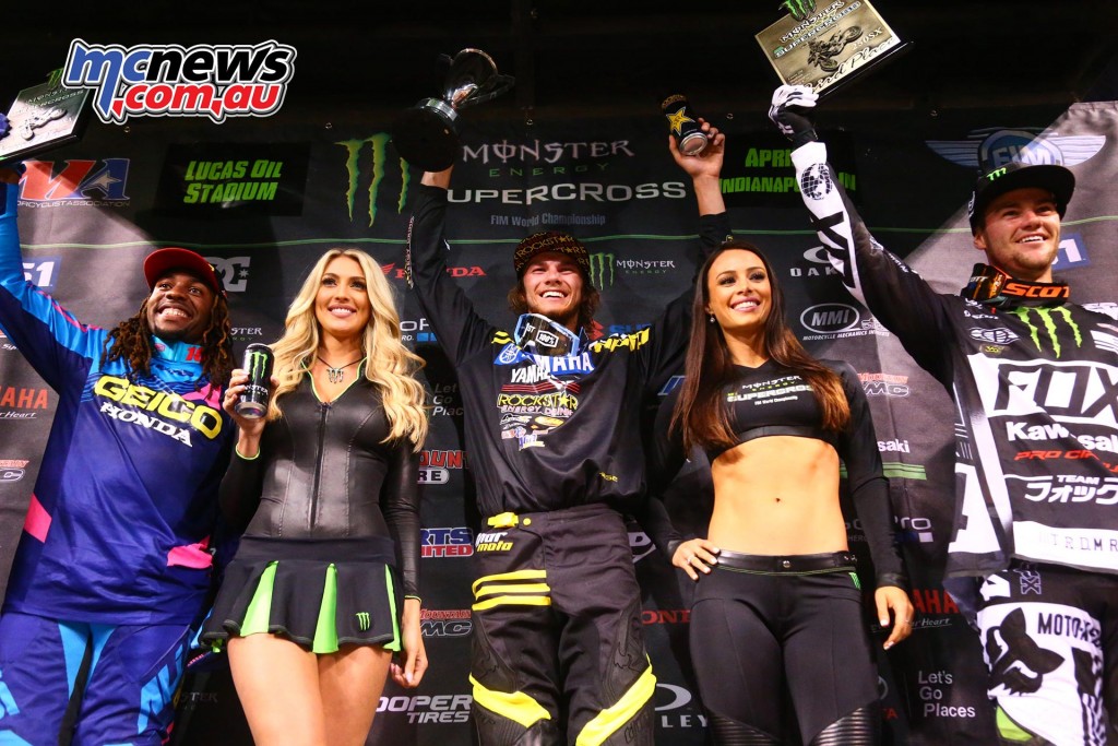 AMA SX 2016 - Round 13 - Indianapolis - 250 Podium