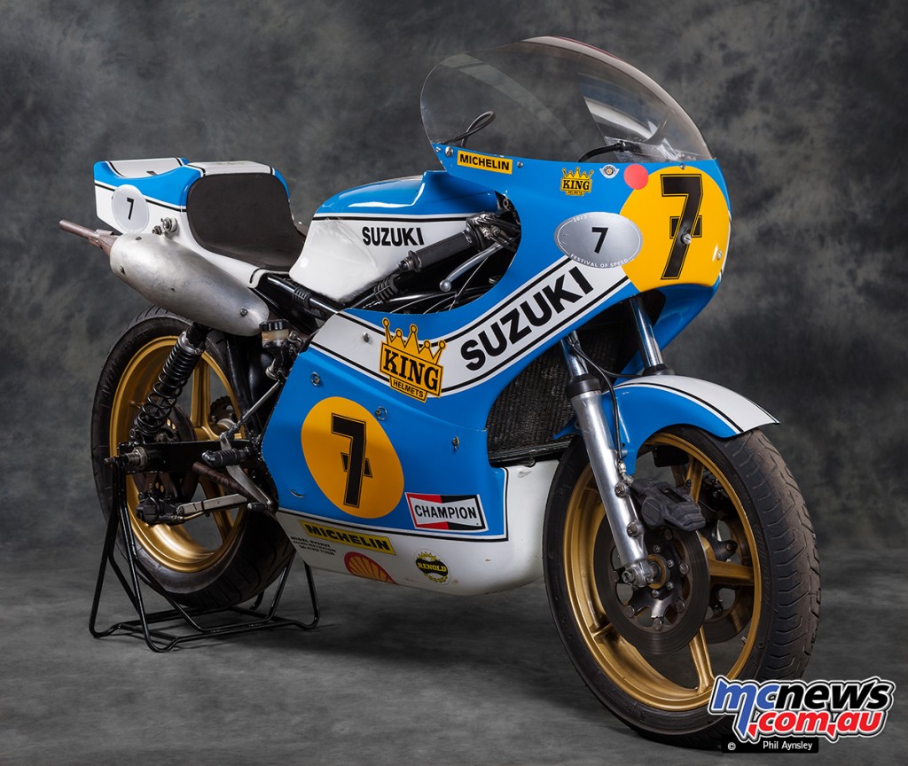 1975 Suzuki XR14 - The very machine that Barry Sheene won his (and Suzuki’s) first 500cc GP race on - Image by Phil Aynsley