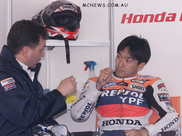 MotoGP 500cc World Championship 2001 - Round One - Suzuka - Tohru Ukawa