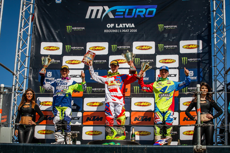 EMX 125 Podium Kegums 2016